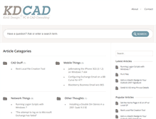 Tablet Screenshot of kdcad.com